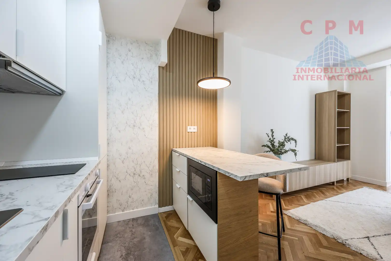 Kitchen of Flat for rent in Madrid  with Air Conditioner, Heating and Parquet flooring