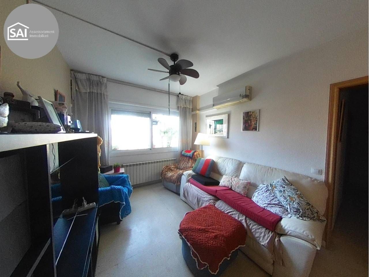 Sala d'estar de Pis en venda en Sabadell amb Aire condicionat i Calefacció