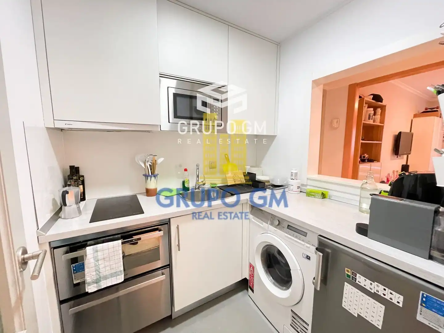 Cocina de Piso de alquiler en Madrid con Aire acondicionado y Amueblado