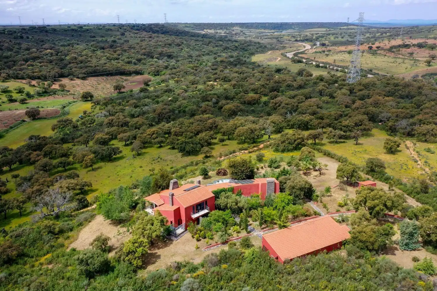 Exterior view of Country homes for sale in Jaraicejo  with Storage room and Community pool