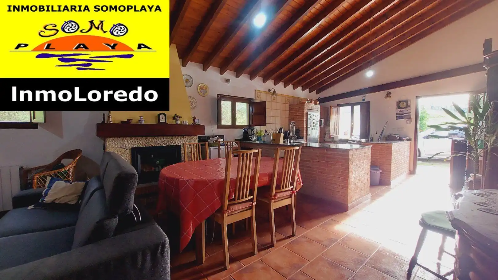 Cocina de Casa o chalet en venta en Ribamontán al Monte con Calefacción y Jardín privado