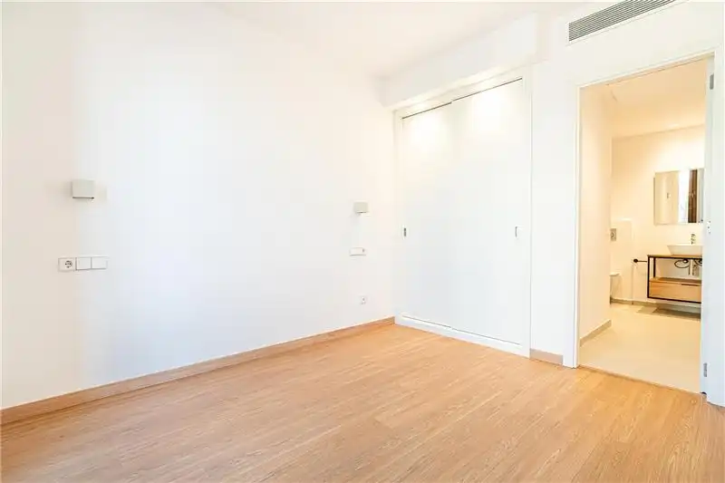 Schlafzimmer von Wohnung zur Miete in  Palma de Mallorca mit Klimaanlage