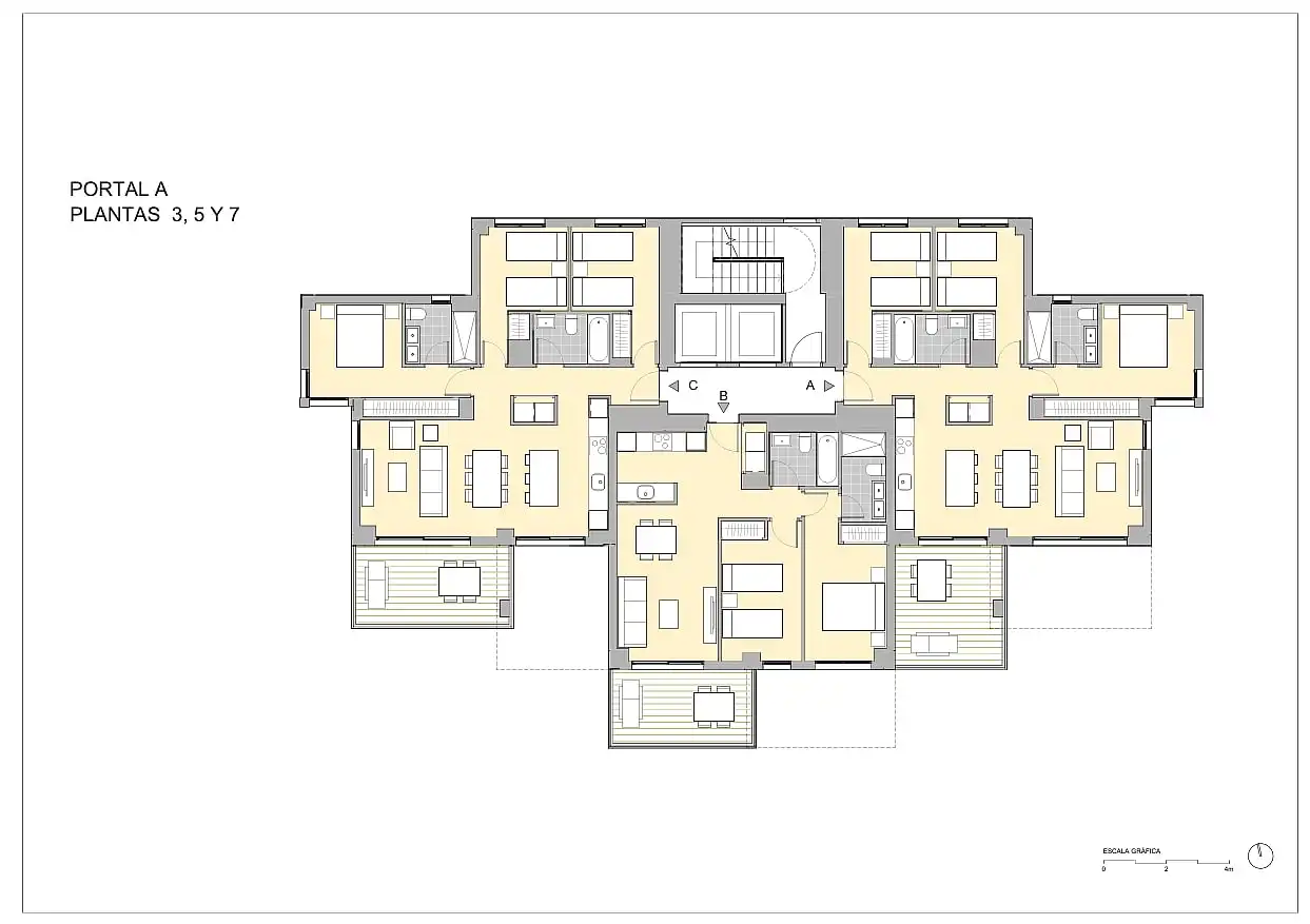 Apartment with terrace for sale in Zona Levante - Playa Fossa, imagen 18