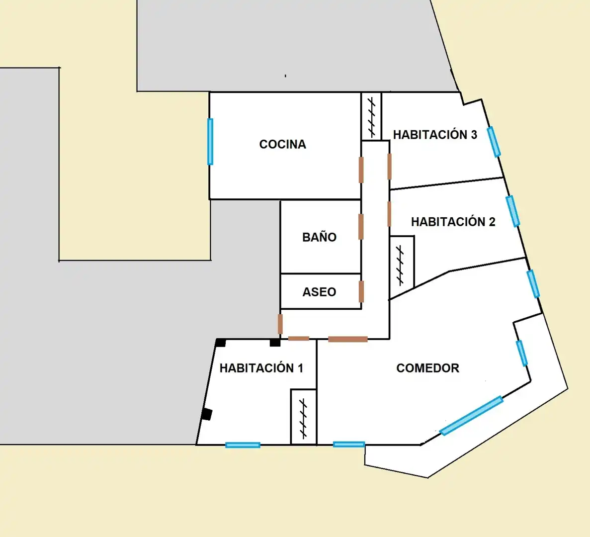 Wohnung zum Verkauf in Castellón de la Plana / Castelló de la Plana mit Klimaanlage und Balkon
