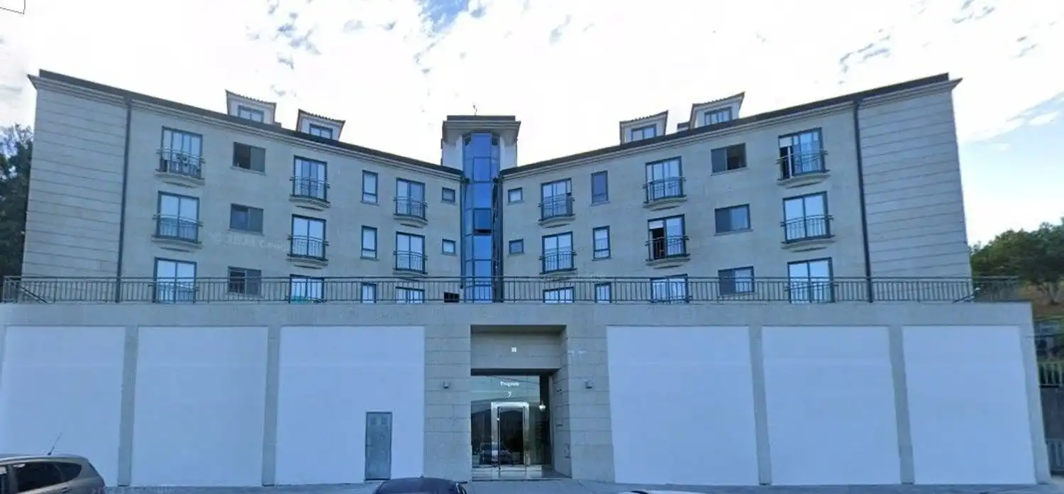 Vista exterior de Piso en venta en A Cañiza   con Calefacción y Trastero