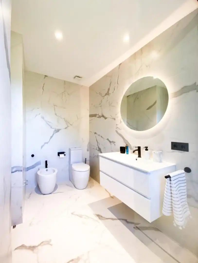 Baño de Casa o chalet de alquiler en Castell d'Aro, Platja d'Aro i s'Agaró con Aire acondicionado, Calefacción y Jardín privado
