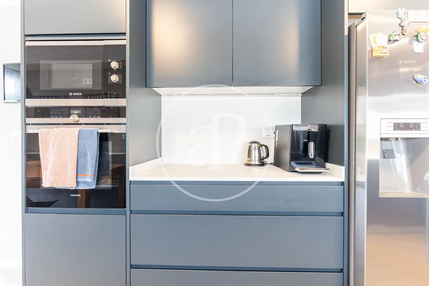 Kitchen of Flat for sale in Sant Cugat del Vallès  with Air Conditioner, Heating and Private garden