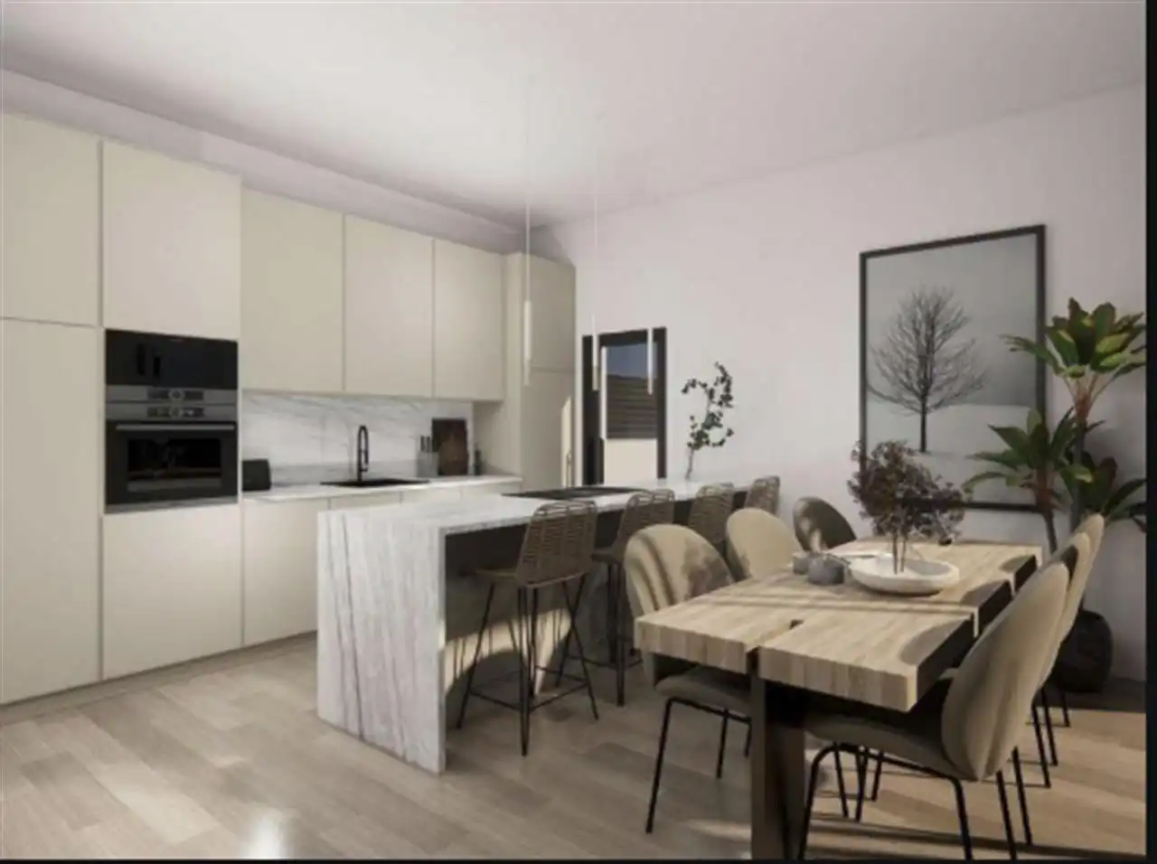 Cocina de Finca rústica en venta en Rojales con Piscina