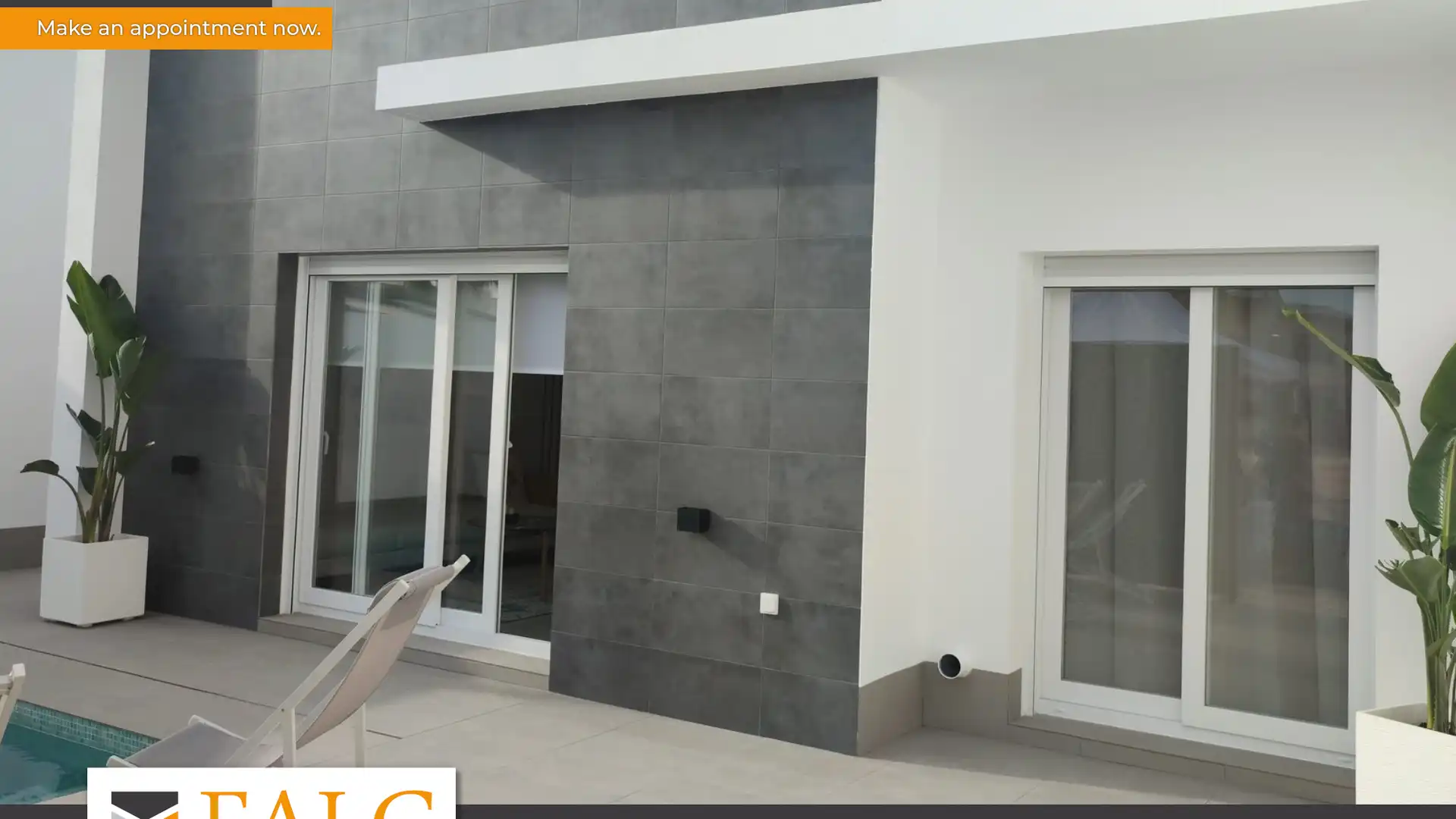 Exterior view of Single-family semi-detached for sale in Torre-Pacheco  with Air Conditioner, Private garden and Swimming Pool