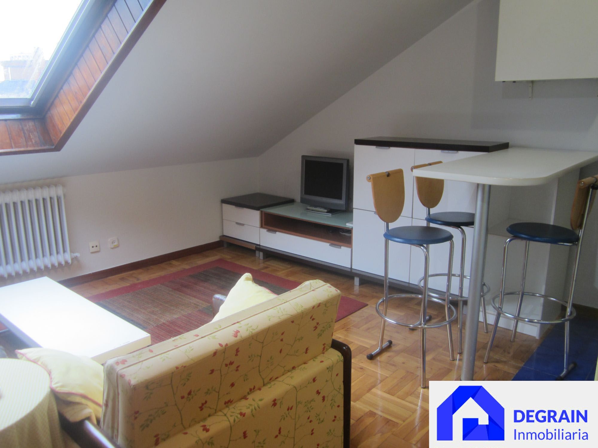 Sala d'estar de Estudi en venda en Oviedo  amb Calefacció i Parquet