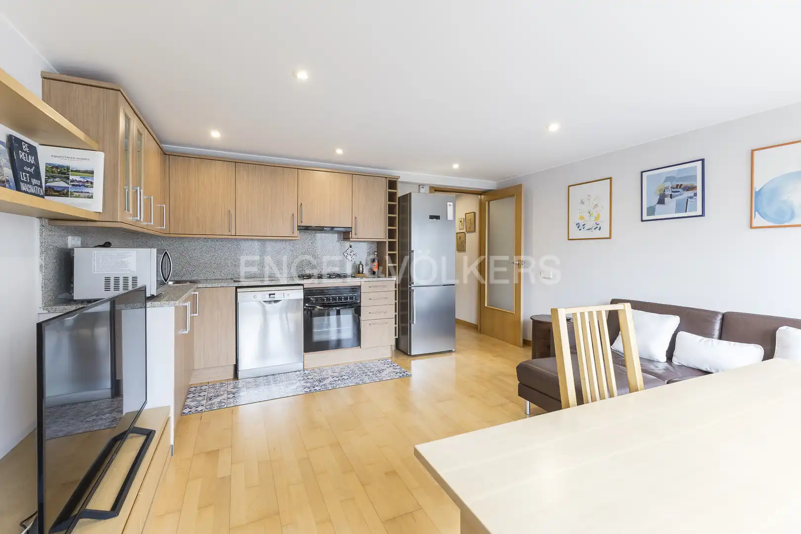 Kitchen of Flat for rent in Barcelona  with Air Conditioner, Heating and Parquet flooring