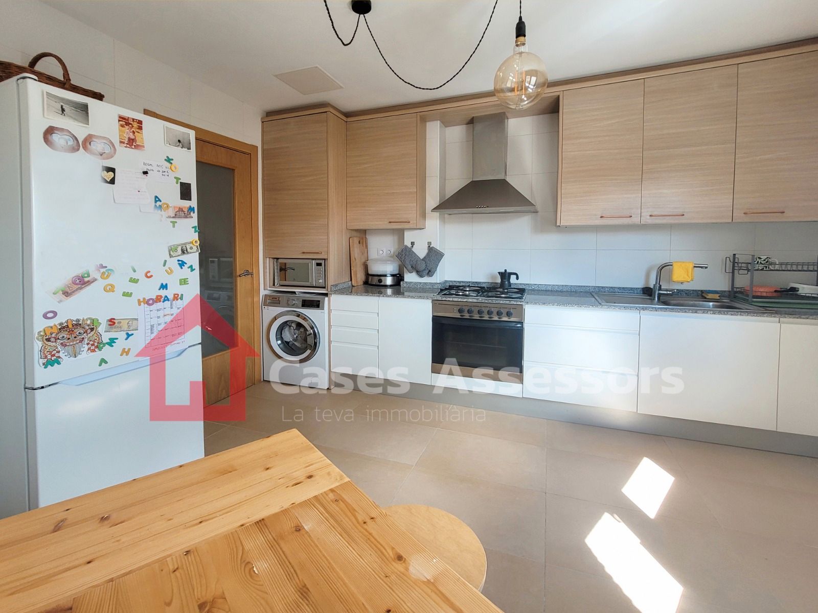 Küche von Wohnung zum verkauf in Ulldemolins mit Heizung, Parkett und Balkon