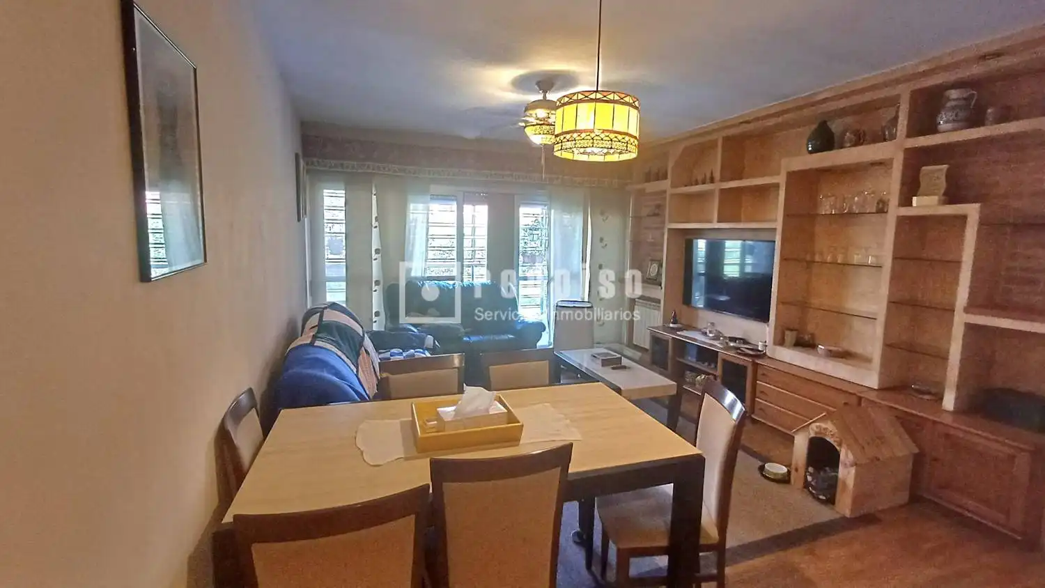 Living room of Flat for sale in Madrid  with Heating, Terrace and Storage room