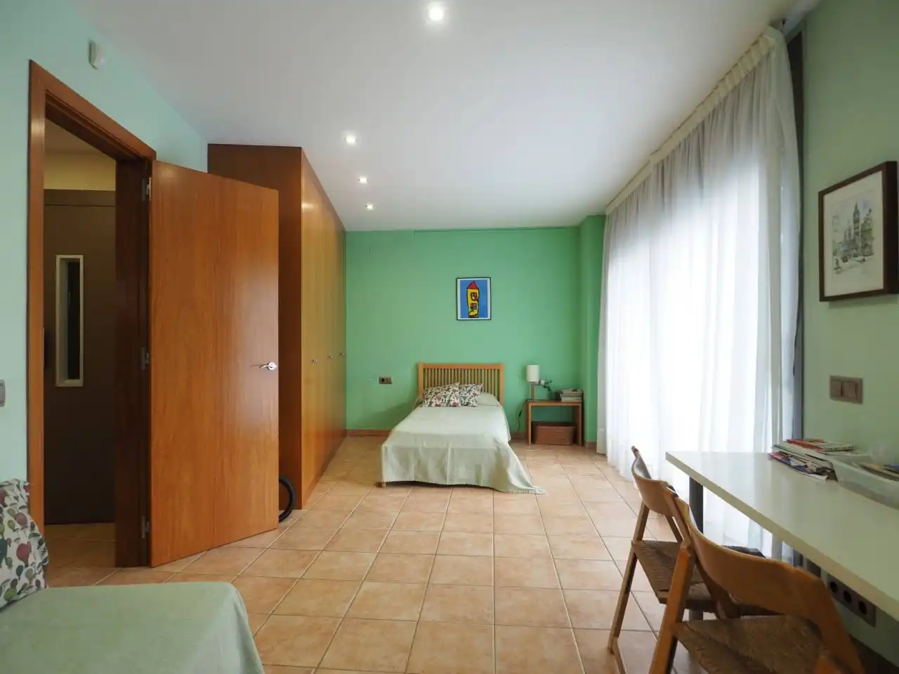 Dormitori de Casa adosada en venda en Granollers amb Calefacció, Jardí privat i Terrassa