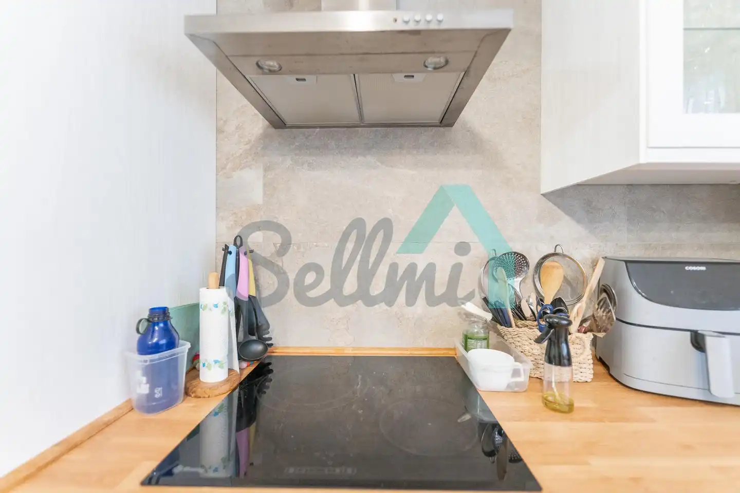 Kitchen of Flat for rent in Gijón   with Furnished