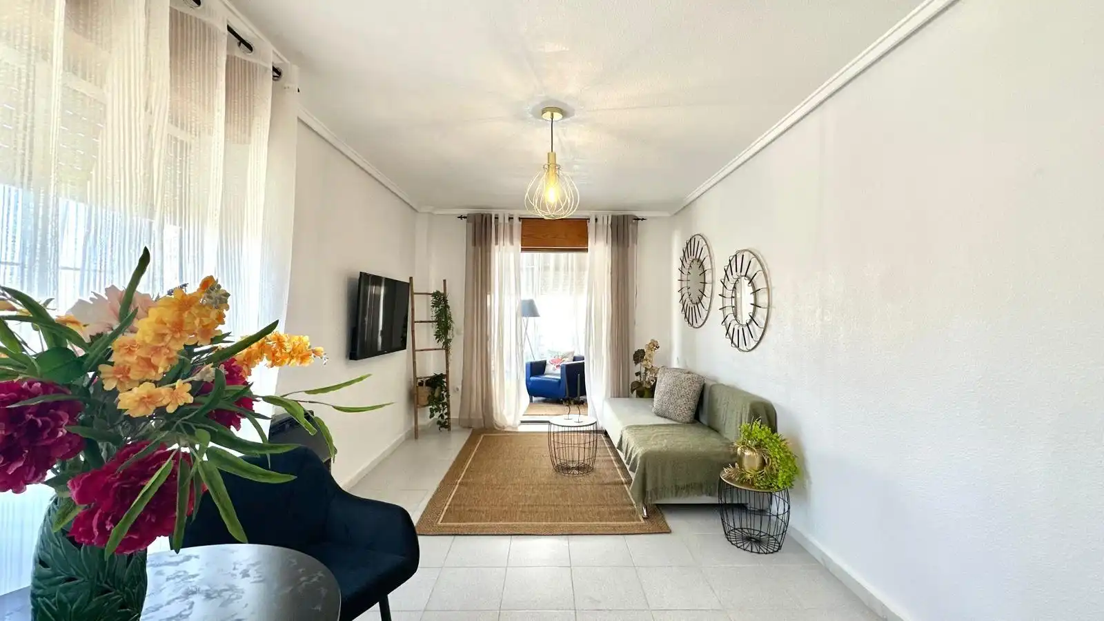 Wohnzimmer von Wohnung zum Verkauf in Torrevieja mit Terrasse, Möbliert und Waschmaschine