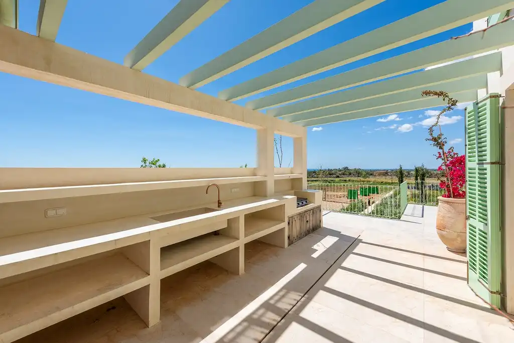 Terraza de Finca rústica en venta en Santanyí con Aire acondicionado, Calefacción y Jardín privado