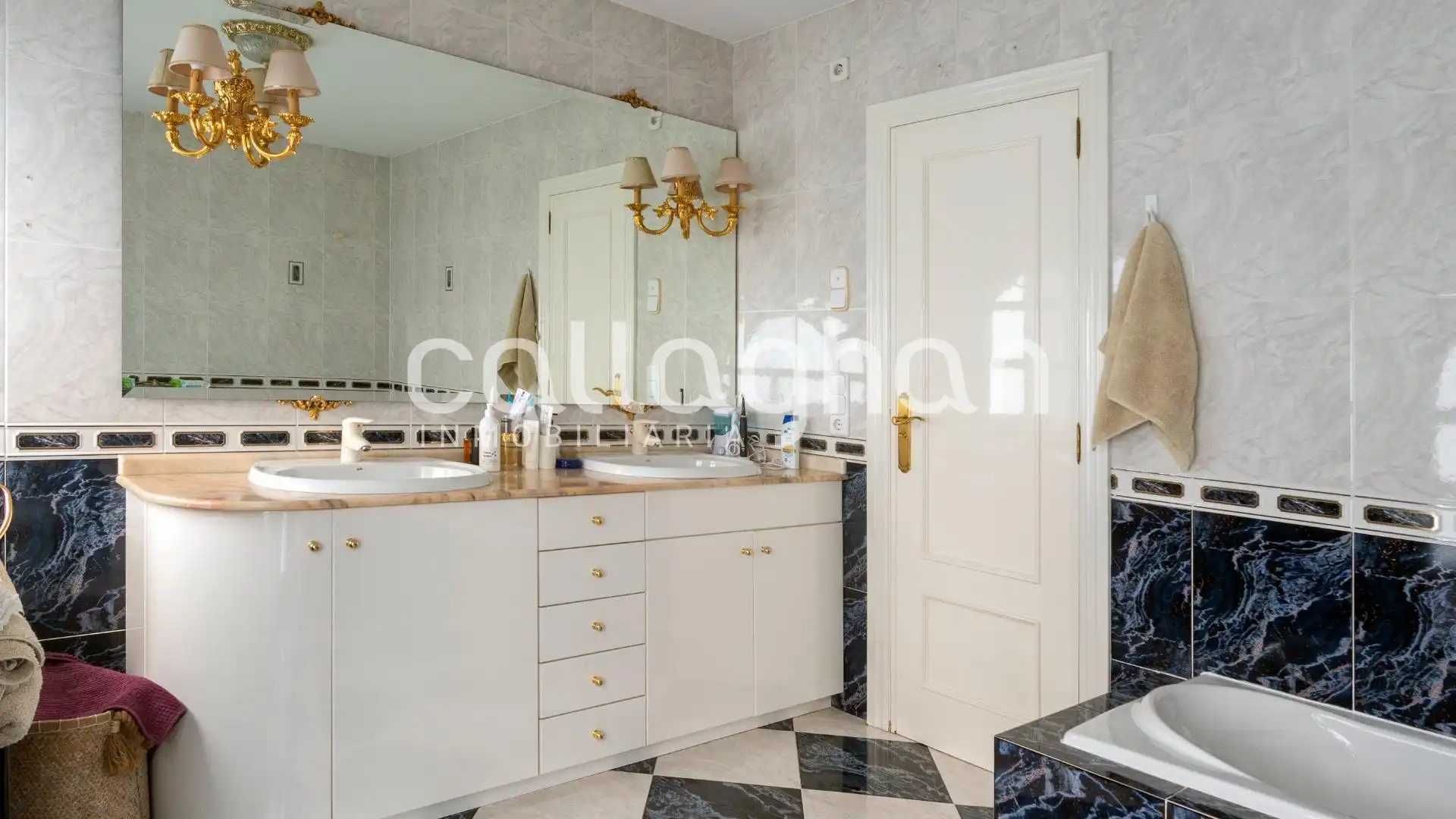 Baño de Casa o chalet en venta en Gandia con Aire acondicionado, Amueblado y Jacuzzi
