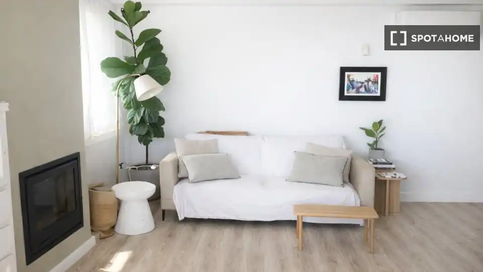 Sala d'estar de Apartament per a compartir en Vélez-Málaga amb Aire condicionat, Calefacció i Terrassa