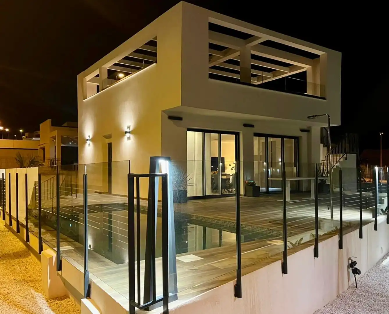 Terrassa de Casa o xalet en venda en Polop amb Aire condicionat, Jardí privat i Terrassa