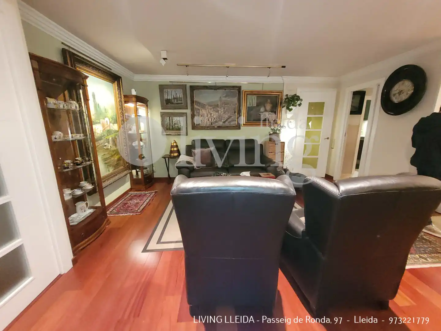 Sala de estar de Piso en venta en Lleida con Aire acondicionado, Calefacción y Parquet