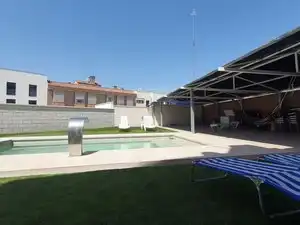 Swimming pool of Detached homes for sale in Villanueva de la Cañada  with Air Conditioner, Heating and Private garden