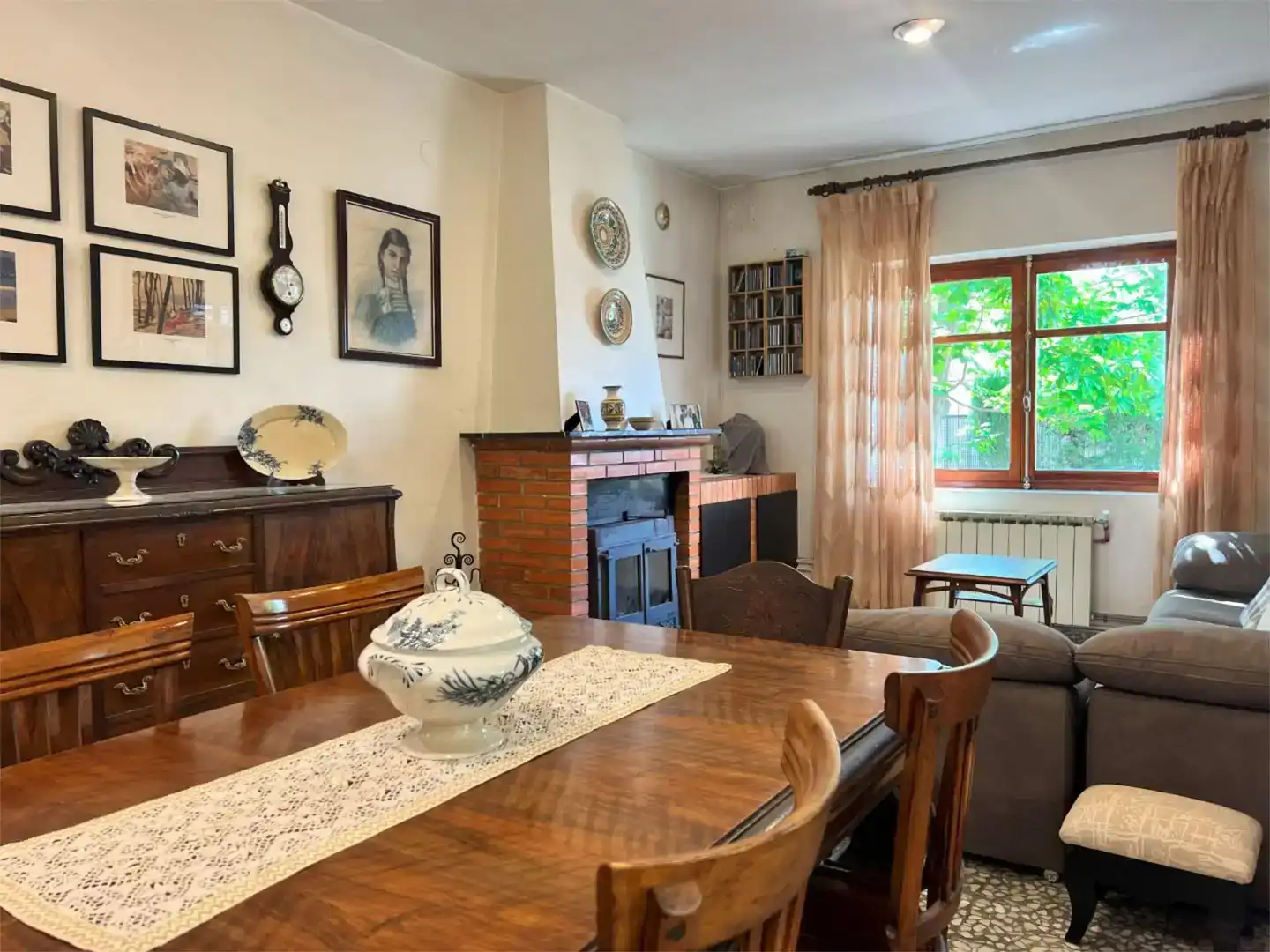Dining room of Flat for sale in Camporrobles  with Private garden, Storage room and Furnished