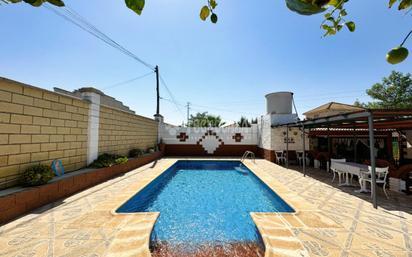 Swimming pool of Country house for sale in Linares  with Air Conditioner, Storage room and Furnished