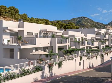 Penthouse mit Pool zum Verkauf in Benalmádena pueblo