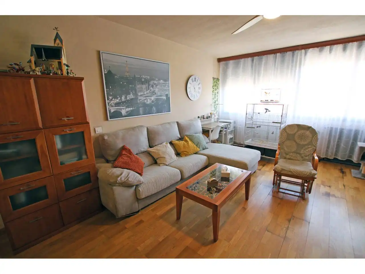 Sala de estar de Piso en venta en Coslada con Aire acondicionado, Calefacción y Parquet