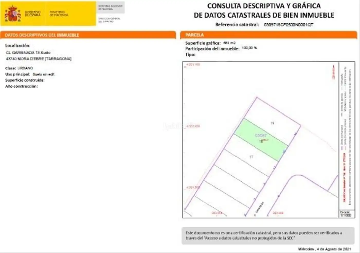 Terreno industriale in vendita a Avinguda de Pius XII 21