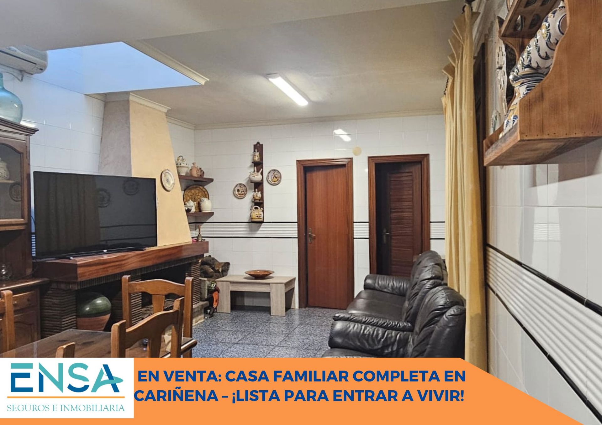 Living room of Single-family semi-detached for sale in Vila-real  with Air Conditioner, Heating and Terrace