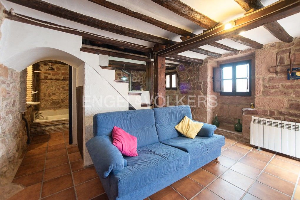 Living room of House or chalet for sale in Vilafamés  with Air Conditioner, Heating and Terrace