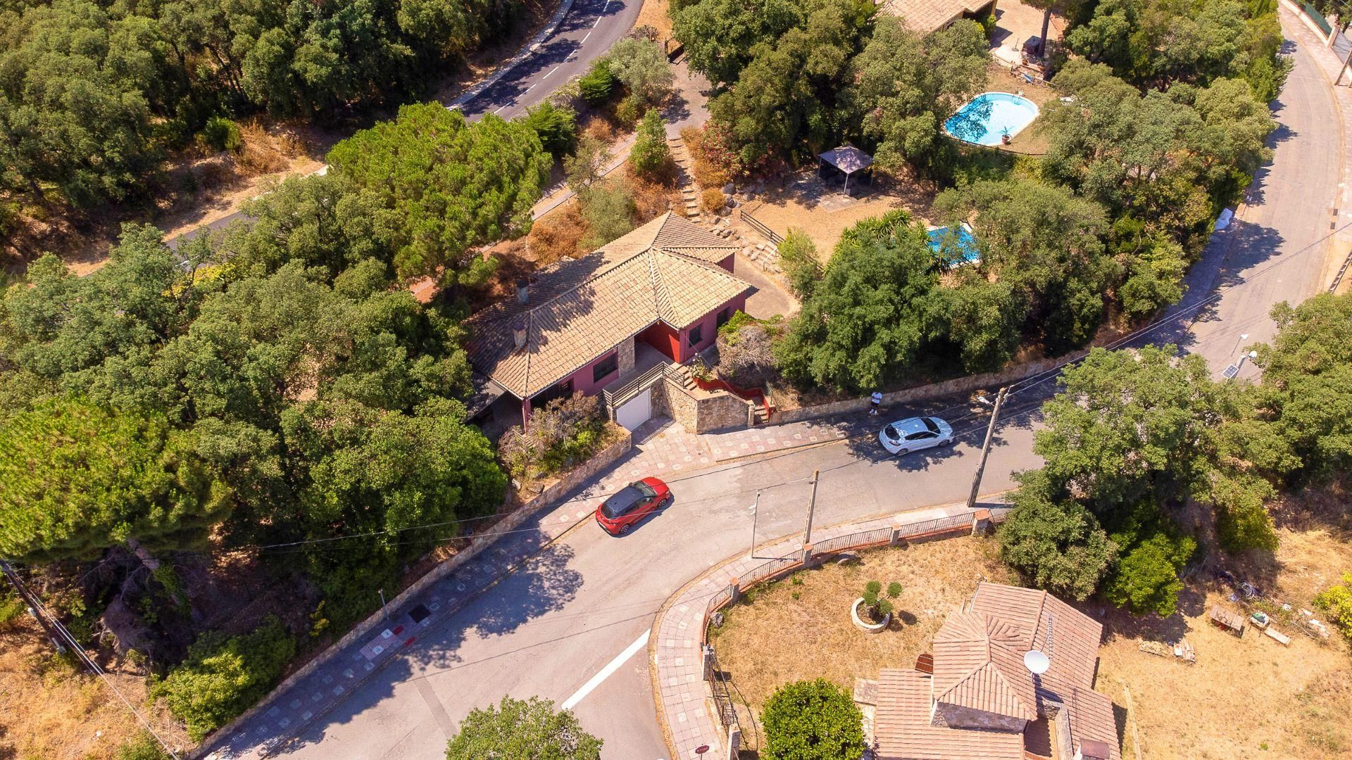 Vista exterior de Casa o xalet en venda en Santa Cristina d'Aro amb Calefacció, Terrassa i Piscina