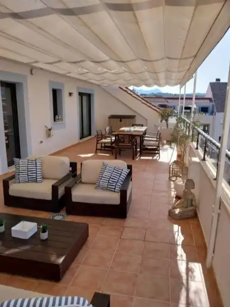 Terrassa de Àtic de lloguer en Moraira amb Terrassa, Moblat i Piscina comunitària