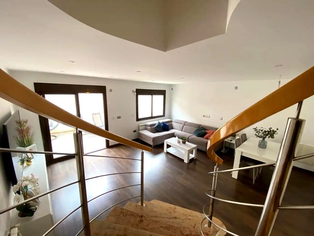 Sala d'estar de Casa o xalet en venda en San Javier amb Aire condicionat, Calefacció i Jardí privat
