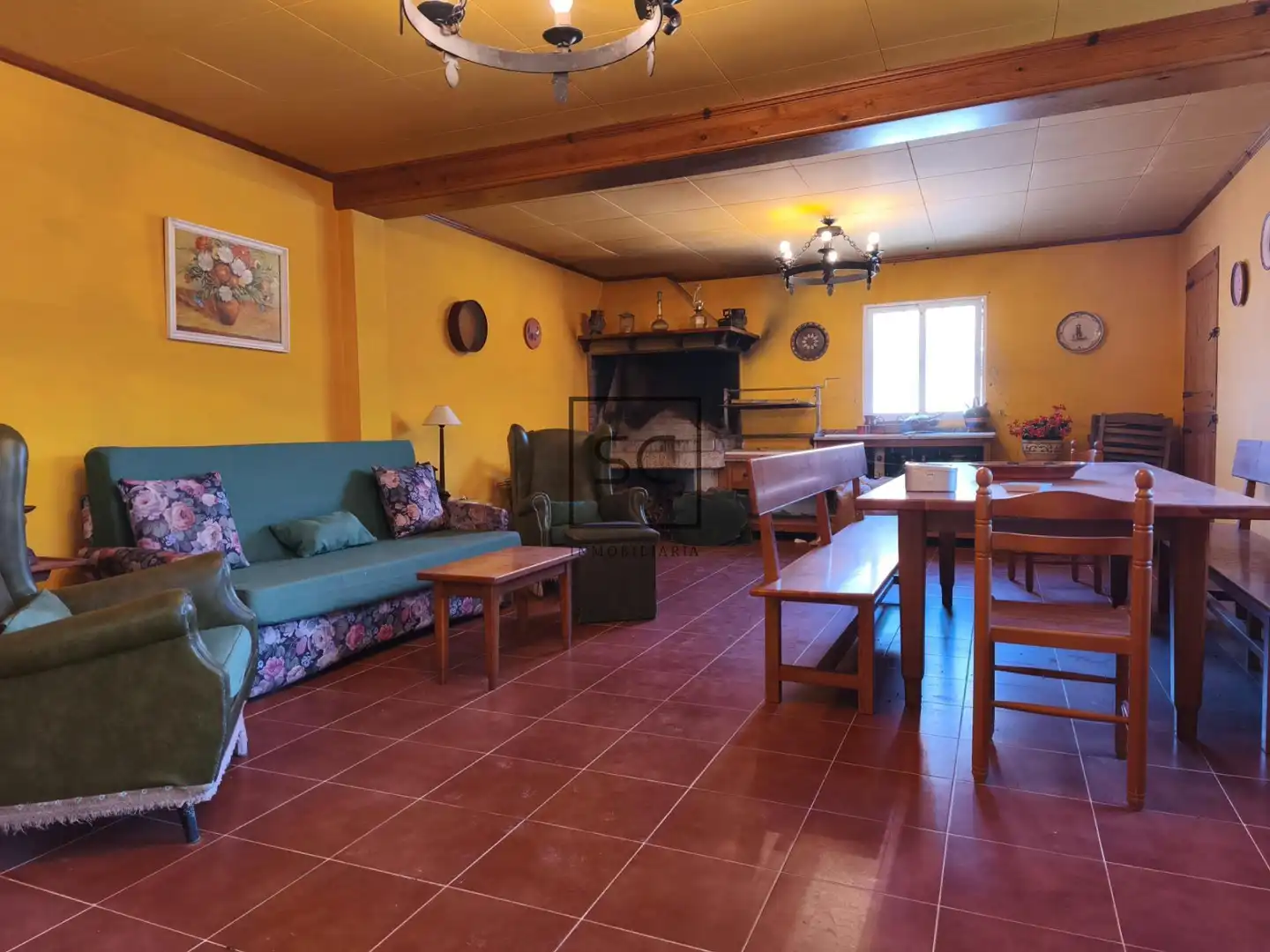 Sala d'estar de Casa o xalet en venda en Ares amb Calefacció, Jardí privat i Terrassa