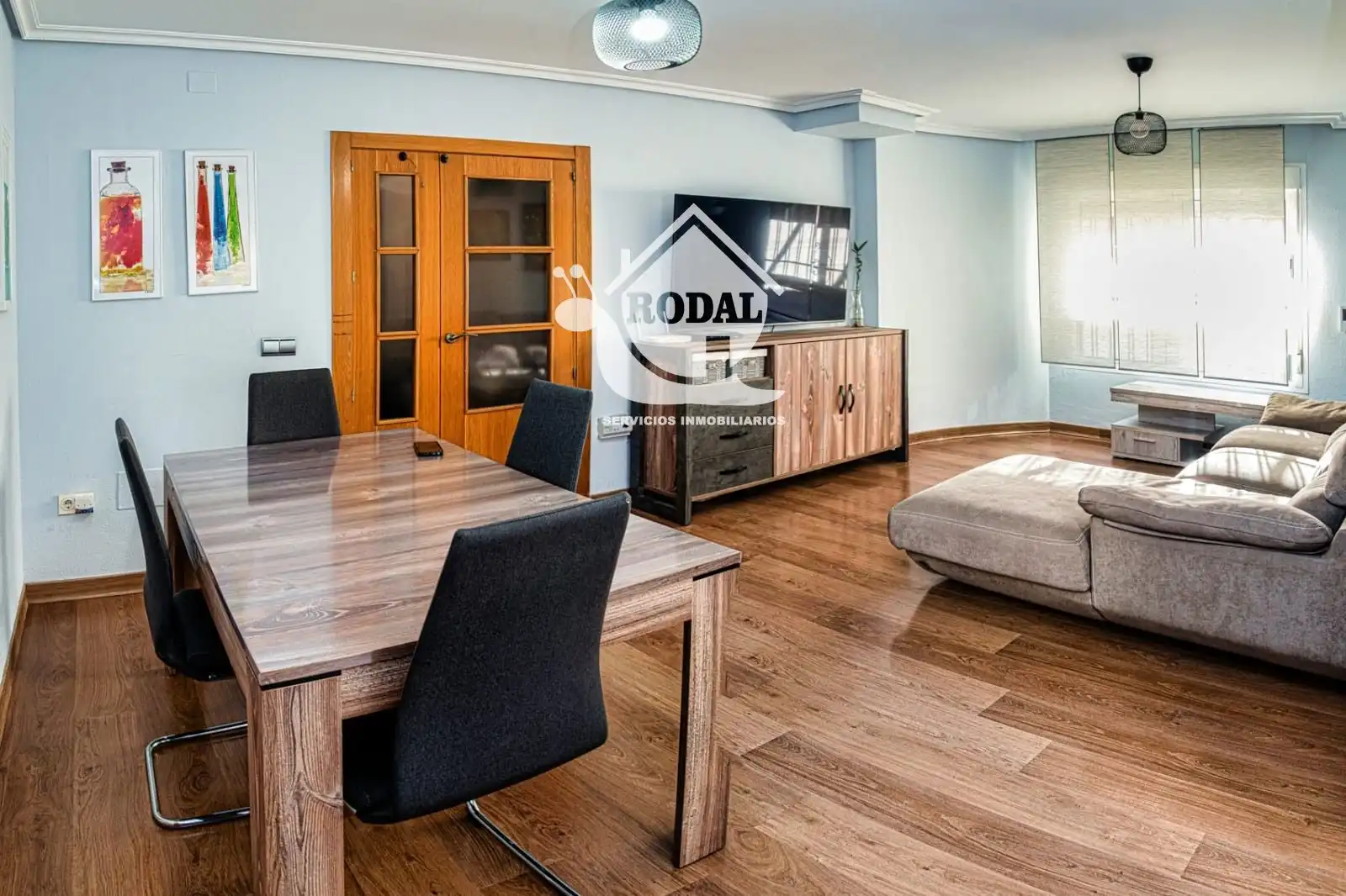 Sala de estar de Dúplex en venta en Huércal de Almería con Aire acondicionado, Calefacción y Jardín privado