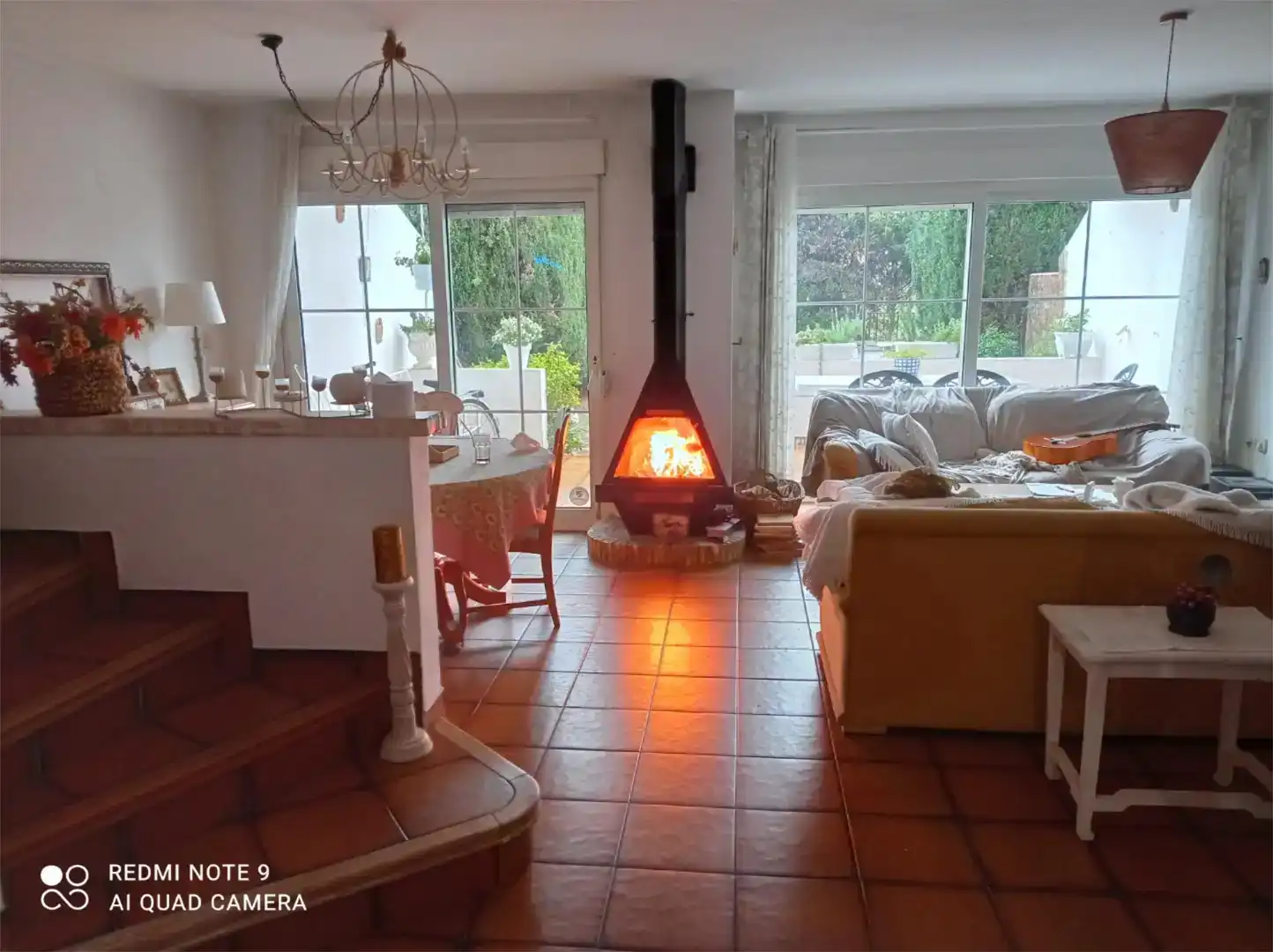 Sala d'estar de Casa adosada de lloguer en Corinto - Almarda