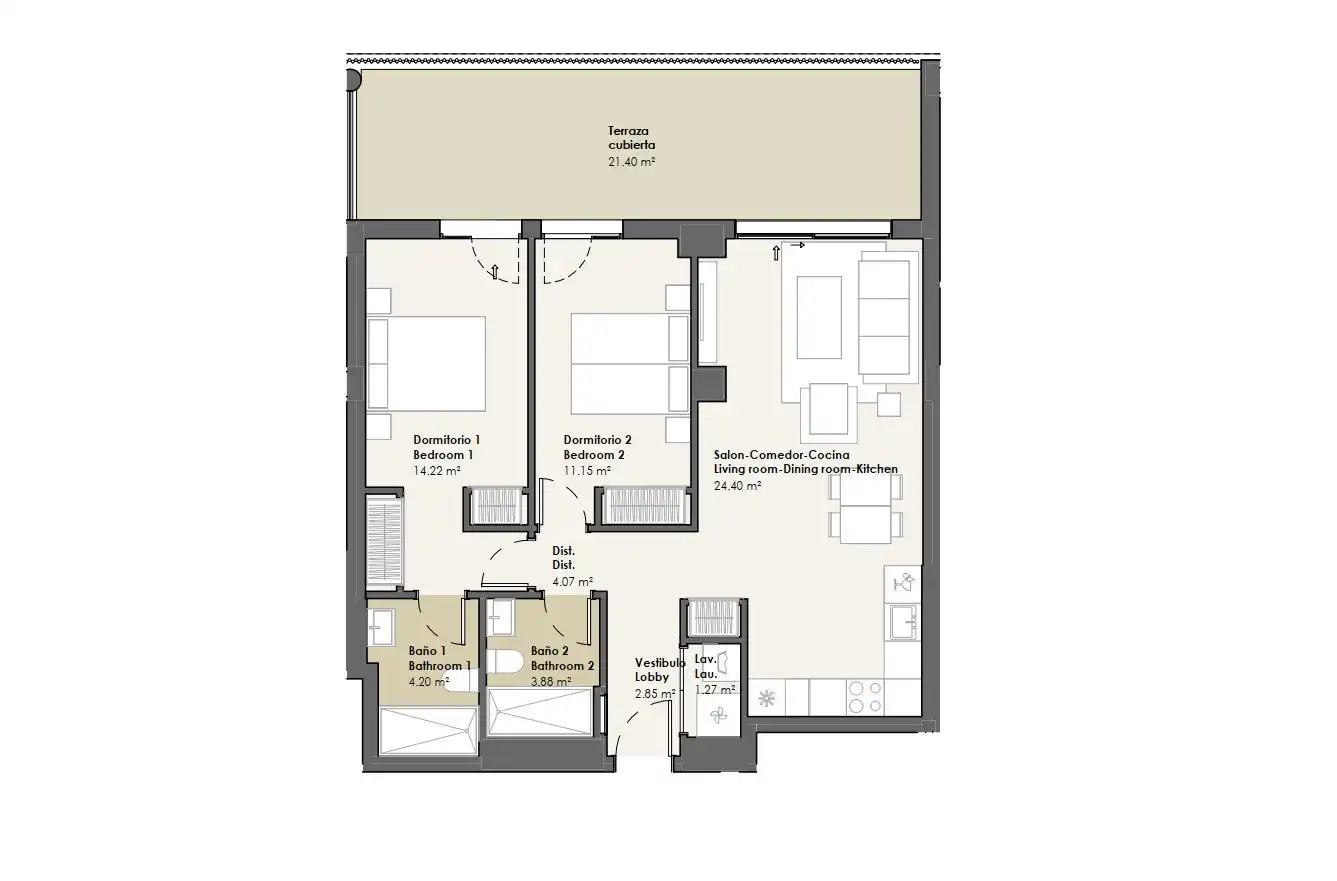 Apartments for sale in Centro Internacional