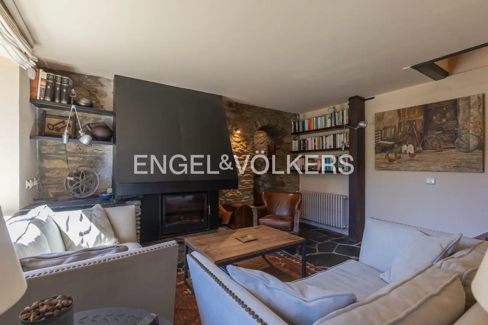 Sala de estar de Casa o chalet en venta en Bolvir con Calefacción, Jardín privado y Parquet