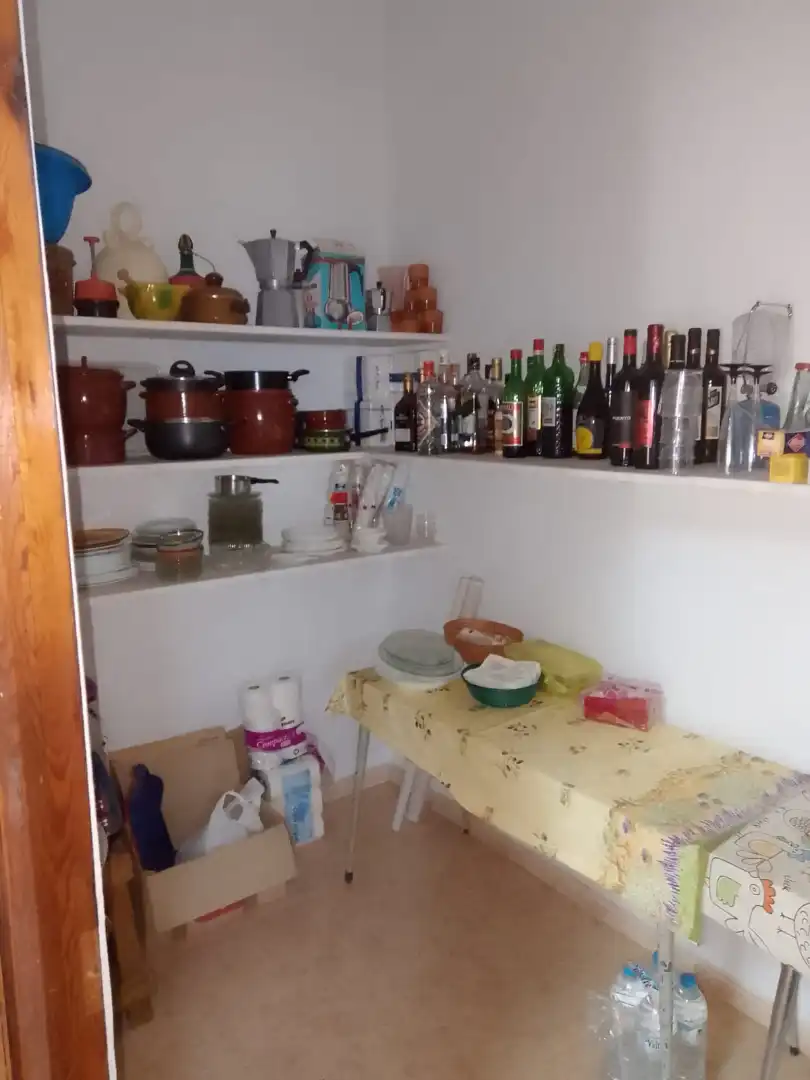 Cuina de Casa o xalet en venda en Tibi amb Jardí privat, Terrassa i Moblat
