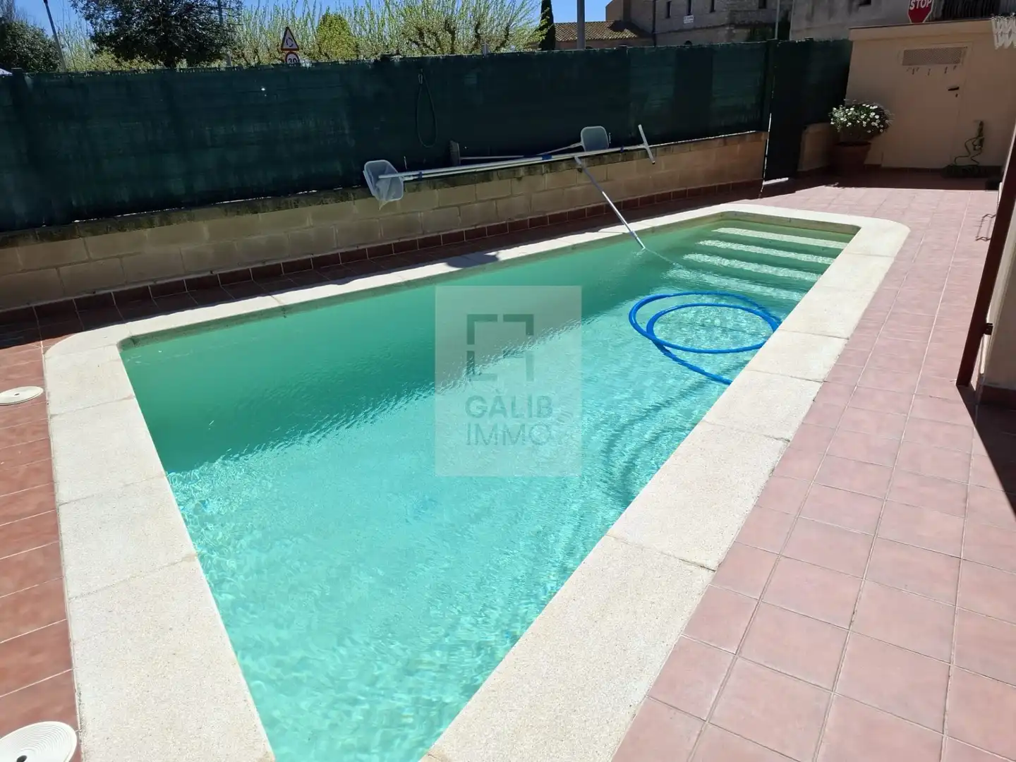 Swimming pool of Detached homes for sale in Vila-sacra  with Air Conditioner, Heating and Terrace
