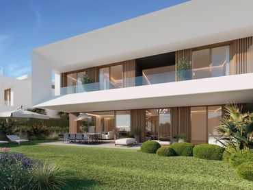 Casa pareada con piscina en venta en Estepona Pueblo