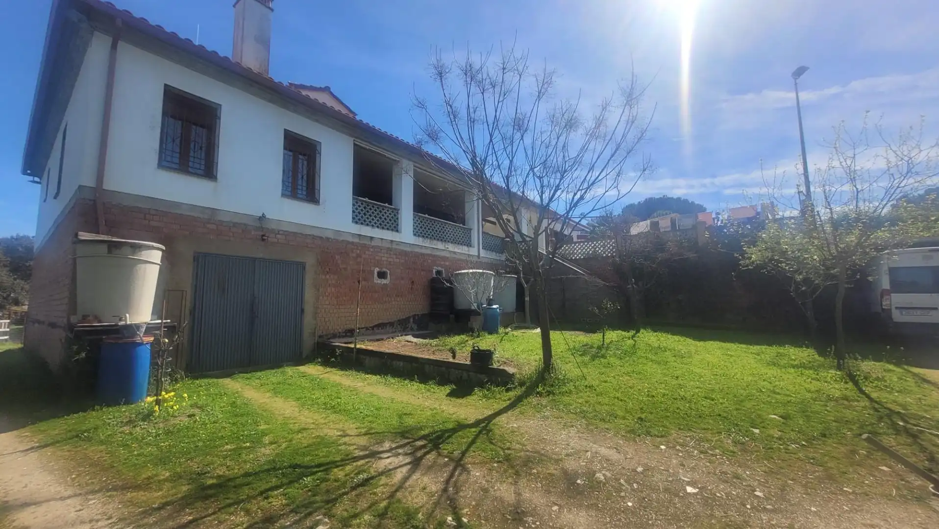 Vista exterior de Casa o chalet en venta en Casar de Cáceres con Aire acondicionado, Calefacción y Trastero