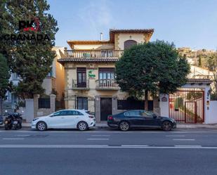 Exterior view of House or chalet for sale in  Granada Capital  with Parquet flooring, Terrace and Swimming Pool