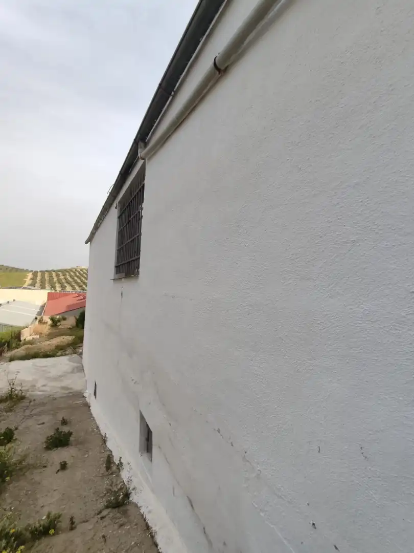 Vista exterior de Nave industrial en venta en Jaén