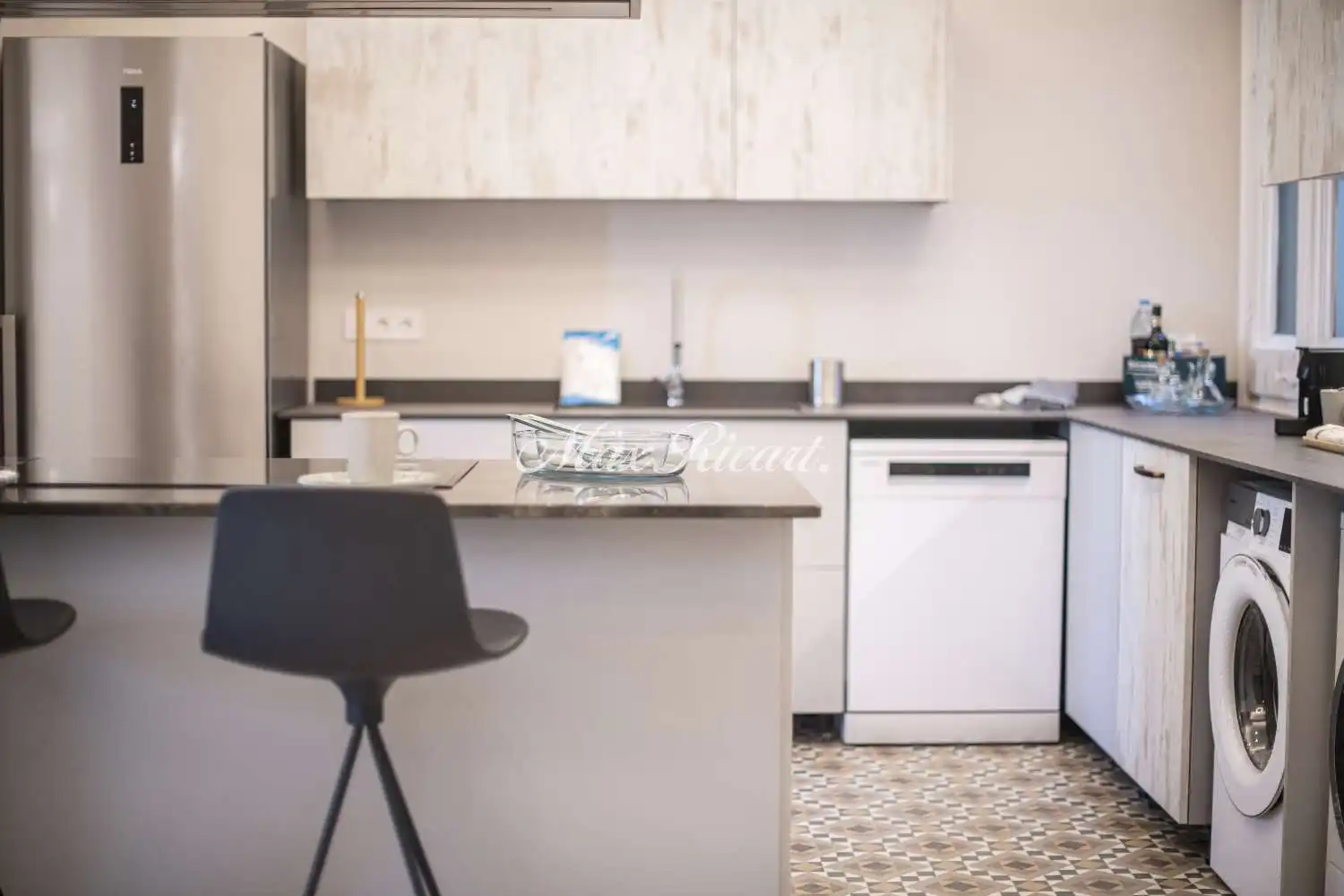 Küche von Wohnung zur Miete in Barcelona mit Klimaanlage, Heizung und Abstellraum