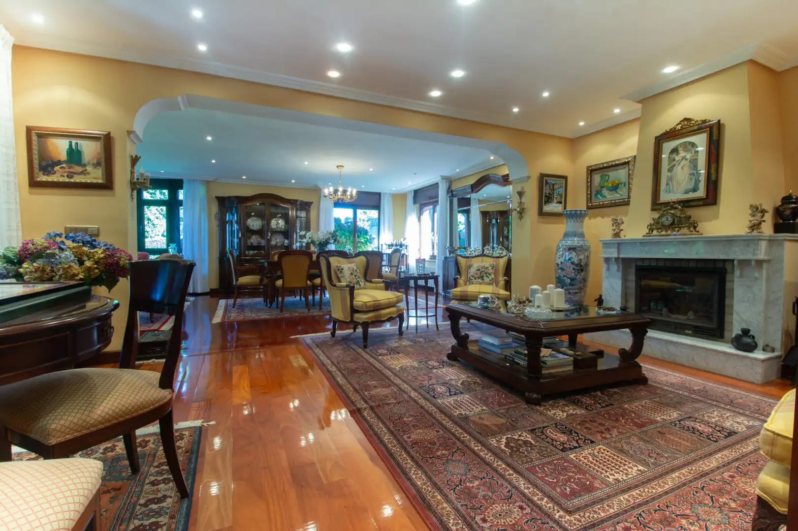 Sala de estar de Casa o chalet en venta en Somió - Cabueñes