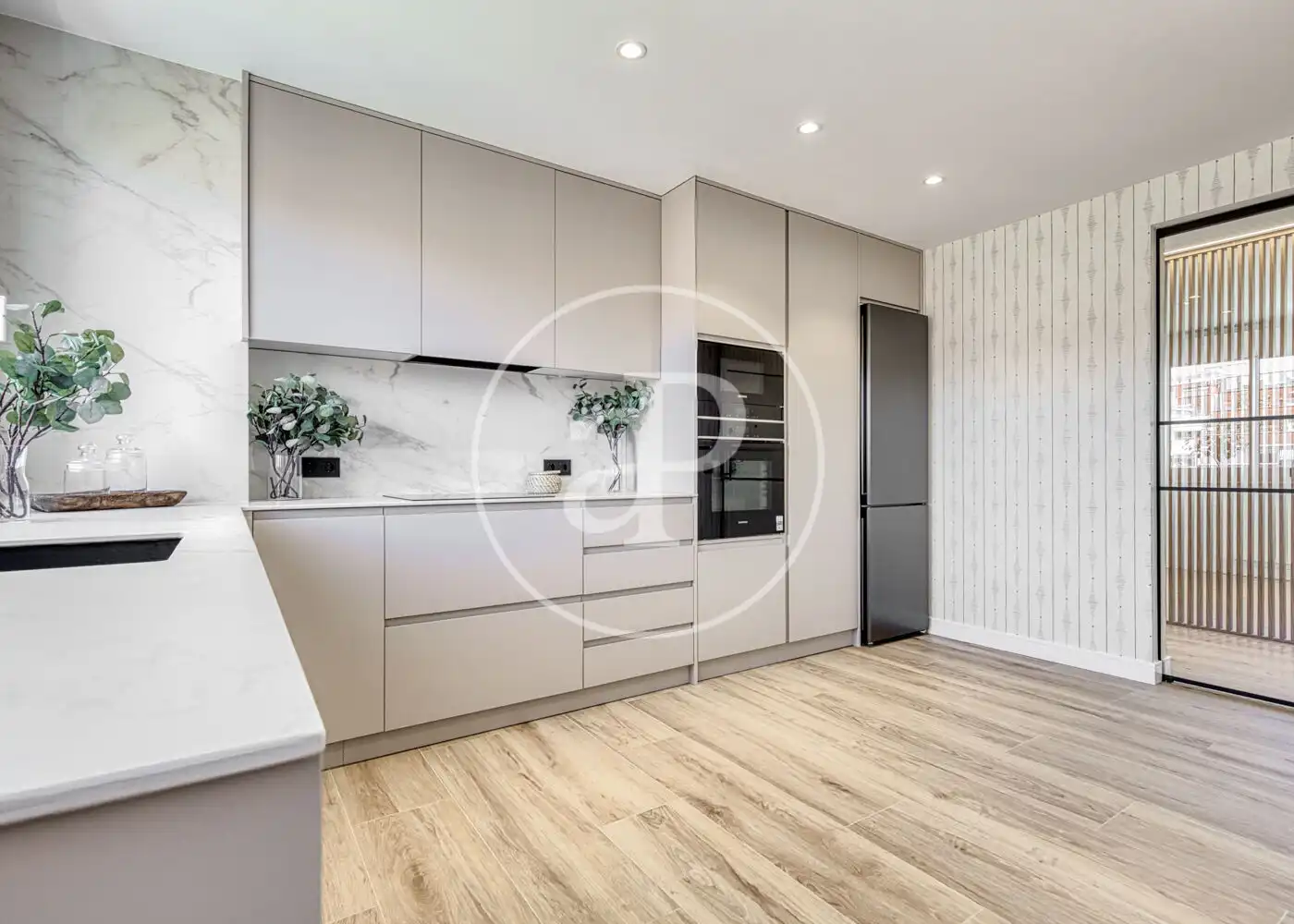 Kitchen of Flat for sale in Madrid  with Air Conditioner, Heating and Terrace